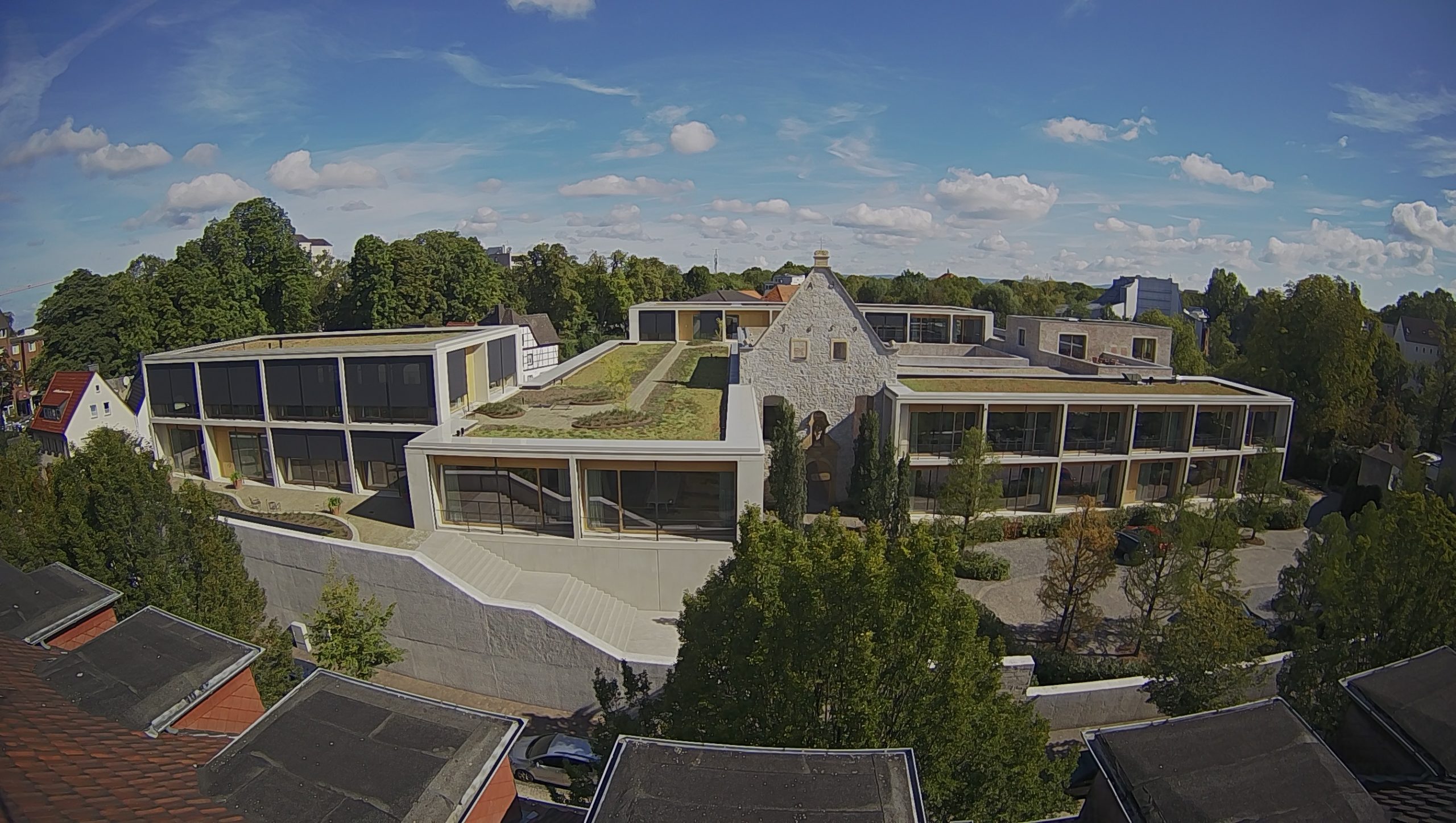 The Headquarters of Tap Holding has been designed and built under the stewardship of David Chipperfield Achitects Berlin.